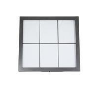 SECURIT - Porte-Menu Extérieur avec Eclairage LED "Coated Steel" - A4