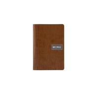 SECURIT Porte-menus Marron 25,3 x 17,7 x 0,8 cm