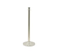 SECURIT - Poteau avec Base pour Système de Barrière Classic - Possibilité d'Ajouter Un Porte-Affiche - pour Bar, Restaurant, Boîte de Nuit, Boutique - H. 95 cm - Acier Inoxydable
