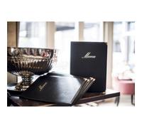 SECURIT Protège-menus CLASSIC, A5, noir