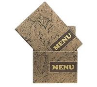 Securit Protège-menus de la Gamme Design A4 (x10) Plus Box, 1 Double Insert Inclus avec Chaque menu (présente 4 Pages A4)