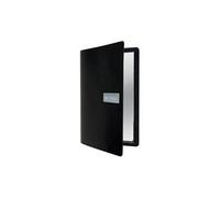 securit protège-menus ego, a4, en cuir, noir noir