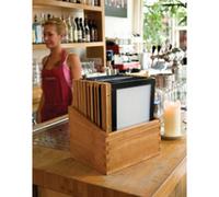 SECURIT Protège-menus WOOD, A4, dans une boîte de 20, marron