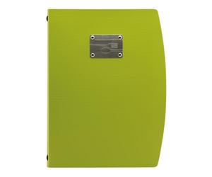 Securit Rio A4 support pour carte de menu avec 1 double insert - Vert