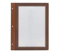 Securit Inserts Wood Range A4 – Lot de 5 – Marron