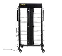 SECURIT - Station de Recharge pour 36 Lampes LED - Montée sur Roues