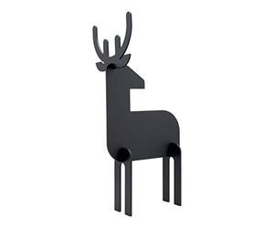 Securit - Tableau 3D Silhouette Cerf - pour feutres à Craie Liquide - pour café, Restaurants, magasins, Maison - 31 x 15 x 11 cm - 1 marqueur Blanc Inclus