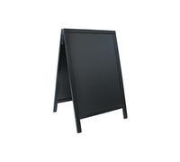 Securit - Tableau à craie chevalet - Finition laquée - Noir - 55 x 85 cm Multicolore G