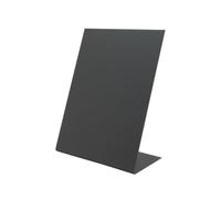 Securit Tableau de table en L A5 – Ardoise porte-menu acrylique empilable Noir Café Bar Restaurant