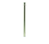 Pied à tête plate pour poteau d'accueil 100cm (Socle NON inclus) Securit G