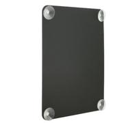 Securit Tableau noir 27 x 36 cm double face surface craie - Noir