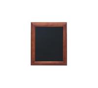 Securit Tableau noir mural Finition laquée Marron foncé 30 x 40 cm