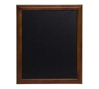 Securit Tableau noir mural Finition laquée Marron foncé 60 x 80 cm