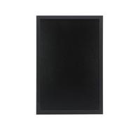 Securité Woody ardoise - Bois avec finition noir laqué - inclus: feutre-craie blanc et kit de montage - 40x60cm Multicolore G