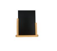 Securit Tableau de table en hêtre laqué double face compact 32x27x7 cm