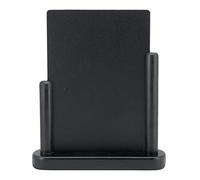 Securit Tableau noir pour menu avec petite tablette finition laquée 15 x 21 cm (Noir) (Import Royaume Uni)
