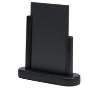 Securit Tableau noir pour menu avec petite tablette finition laquée 15x17cm (Noir) (Import Royaume Uni)
