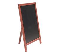 Securit Tableau noir sur trépied finition laquée Bord acajou 55 x 85 cm