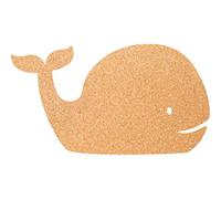 Securit Tableau Pot Tableau en liège avec 6 épingles, montage mural, 30 x 45 cm (Cb-pot) Baleine marron