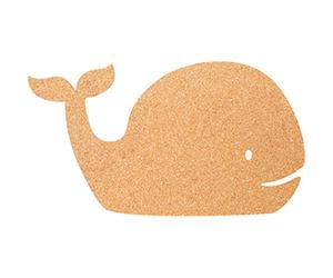 Securit Tableau Pot Tableau en liège avec 6 épingles, montage mural, 30 x 45 cm (Cb-pot) Baleine marron