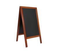 SECURIT - Tableau sur Pied en Bois d' Laqué "Deluxe" - Coloris Acajou