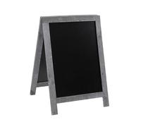 SECURIT - Tableau sur Pied en Bois Nature - Coloris Gris Vintage