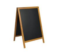 SECURIT - Tableau sur Pied en Bois "Woody" - Couleur Teck