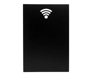 Securit Tableau WiFi Tableau Noir - Y Compris Chalkmarker et Bandes Velcro de Fixation Murale - 30 x 50 cm, Noir