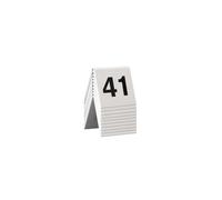 Securit Plaque de table TN-41-50 - 4 x 4 x 5 cm - Lot de 10
