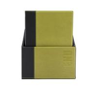 SECURIT - Box de 20 Cartes Menu Gamme Tendance - pour Restaurants, Cafés, Bars - 1 Insert Double (4 Pages) Inclus - A4 - Vert