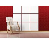 Securit Vermes Millionaire Lot de 4 Panneaux muraux Blanc 67 x 67 x 0,8 cm