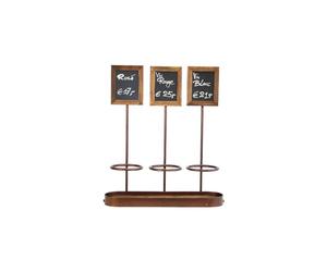 Securit WB-WR-3 Tableau noir pour 3 bouteilles Multicolore 45 x 38 x 10 cm