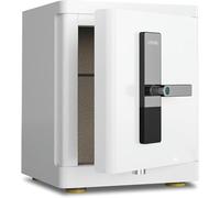 Sécurité à domicile en acier coffre-fort électronique, petit ignifuge personnel, reconnaissance LCD Digital Screen Safety Box avec fonction de mot de passe caché pour des documents sécurisés, bijoux-1