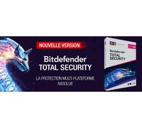 Sécurité Antivirus BitDefender Total Security 2025 3PC/Mac 5PC/Mac, 10PC/Mac