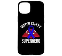 Sécurité Aquatique Superhéros Natation Risques Plage Piscine Rescue Coque pour iPhone 15 Plus