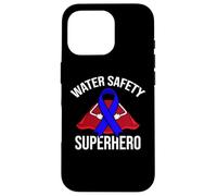 Sécurité Aquatique Superhéros Natation Risques Plage Piscine Rescue Coque pour iPhone 16 Pro