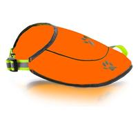 Sécurité Chasse Chien Gilet Réflecteur Haute Viz Veste- Imperméable Jaune ou Orange, Une Meilleure Visibilité Jour Et Nuit,Confortable Réglable Connecteur La Taille Elastiques Sangles Taille XS-XXL