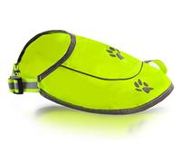 Sécurité Chasse Chien Gilet Réflecteur Haute Viz Veste- Imperméable Jaune ou Orange, Une Meilleure Visibilité Jour Et Nuit,Confortable Réglable Connecteur La Taille Elastiques Sangles Taille XS-XXL