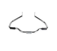 sécurité d'autoroute de moto Pour Softail Fat Bob Pour Deluxe Springer Heritage Slim 2000-2017 32 Mm Chrome Crash Bar Bumper Highway Engine Guard Protector(Silver)