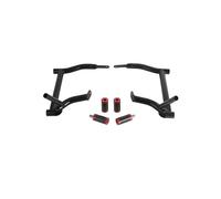 sécurité d'autoroute de Moto pour Touring Road King Electra Glide pour Street FLHX FLHTC FLHXS Moto Barre De Protection Arrière Sacoche Rails Support(Red)