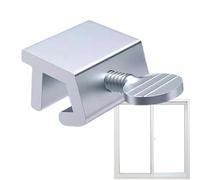 Sécurité des fenêtres coulissantes - Butée de fenêtre en verre, verrou de sécurité robuste, conception compacte, matériaux résistants, la plupart des fenêtres coulissantes horizontales | Protection co