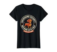 Sécurité du Teckel : Rien ne dépasse Le drôle de propriétaire d'un Chien Wiener T-Shirt Graphique avec Valeur