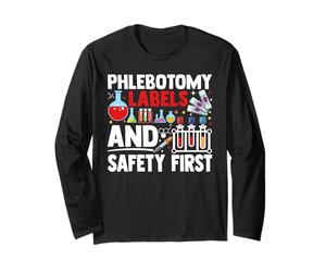 Sécurité en Laboratoire de phlébotomie : premières étiquettes et sécurité Relatives à la phlébotomie Manche Longue