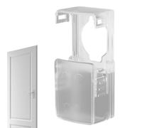 Sécurité enfant pour serrures de porte - Coque de nti-blocage et | protection de serrure - Prévention pratique contre le blocage - Serrure de sécurité robuste pour entrée, chambre à coucher et