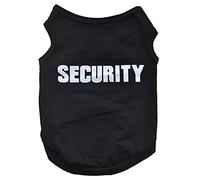 Sécurité imprimé Chiot Petit Chien T-Shirt Gilet débardeur Pet Summer vêtements Cadeau élégant et populaireBien géré