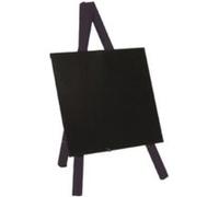 Securit – Trépied mini ardoise de table – Bois finition noir laqué – 24x15 cm – Multicolore G