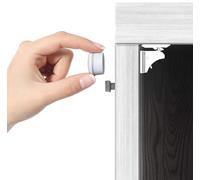 Sécurité Placard Bébé,4 Serrures + 1 Clés Securite Placard Enfant Bloc Porte Securite Bebe Bloque Porte Bébé Bloc Tiroir Securite Bebe Bloque Tiroir Securite Enfant Magnétique Cabinet