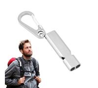 Sécurité Whistle - Whistle extérieur en Aluminium, Coup de Sauveteur | Structure compacte résistante, 120 DB appelée Aide Activités Nautiques, pêcheries, Chasse, Trekking