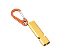 Sécurité Whistle - Whistle extérieur en Aluminium, Coup de Sauveteur | Structure compacte résistante, 120 DB appelée Aide Activités Nautiques, pêcheries, Chasse, Trekking