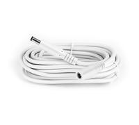 Security-01 Câble d'extension de 5 m, Prise 5,5 mm x 2,1 mm, DC 5 V 6 V 9 V 12 V 24 V pour caméra de vidéosurveillance, illuminateur Infrarouge, imprimante, Bande LED, Blanc